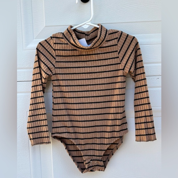 Zara Kids 2-3 years Tan & Black Bodysuit - Picture 2 of 4